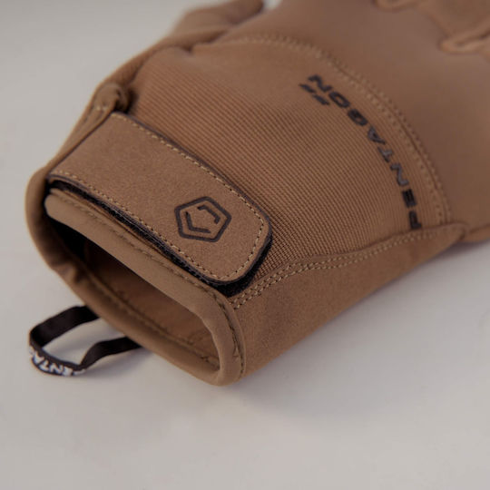 Pentagon Mongoose Military Gloves in Brown color
