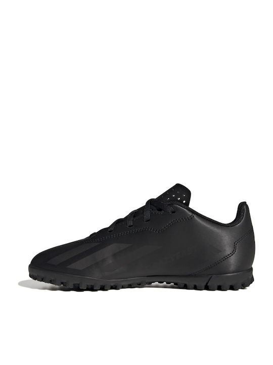 X Crazyfast.4 Kids Turf Soccer Shoes Black