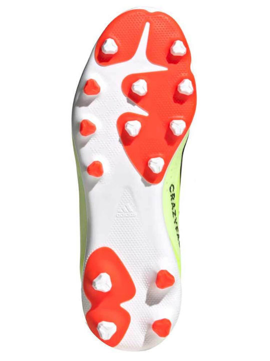X Crazyfast League Kids Molded Soccer Shoes Yellow