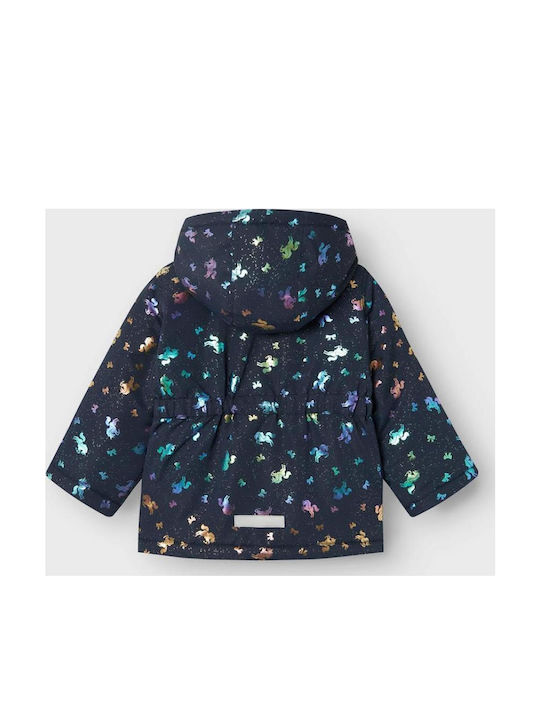 Kids' Casual Jacket with Hood Dark sapphire