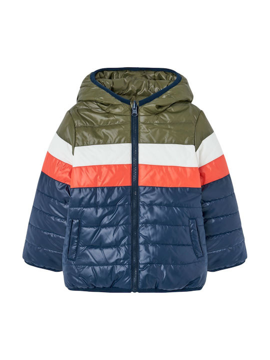 Kids' Casual Jacket Double Sided with Hood Dark Blue