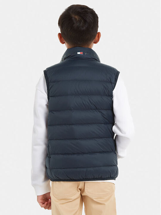 Kids' Quilted Jacket Short Navy Blue Essential Light Down