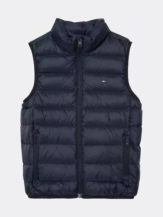 Kids' Quilted Jacket Short Navy Blue Essential Light Down
