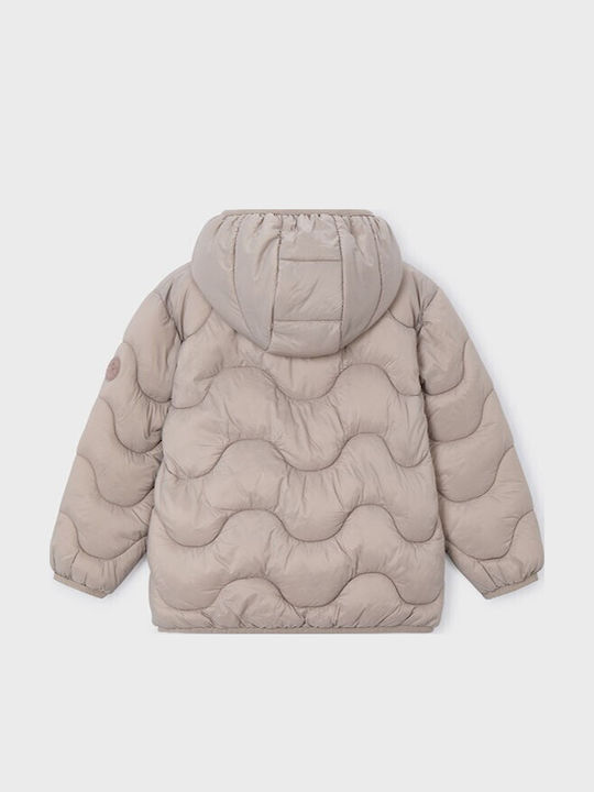 Kids' Casual Jacket with Hood Brown