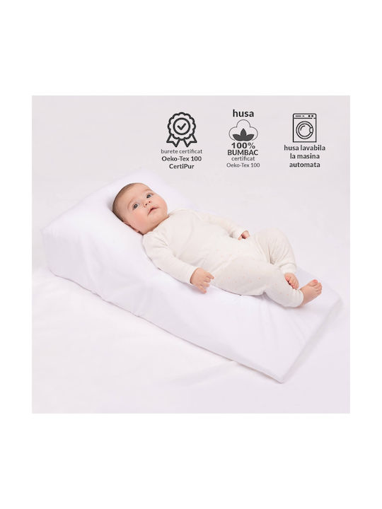 Kidizi Baby Reflux Wedge White 40x70cm