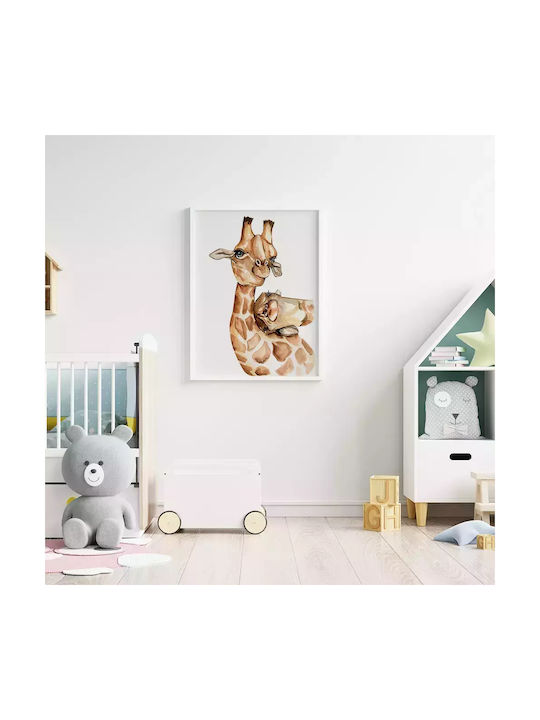 Детска Рамка Giraffes с Бяла Рамка от Пластмаса 21x30бр