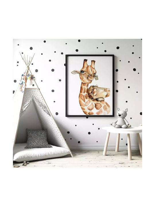Детска Рамка Giraffes с Бяла Рамка от Пластмаса 21x30бр