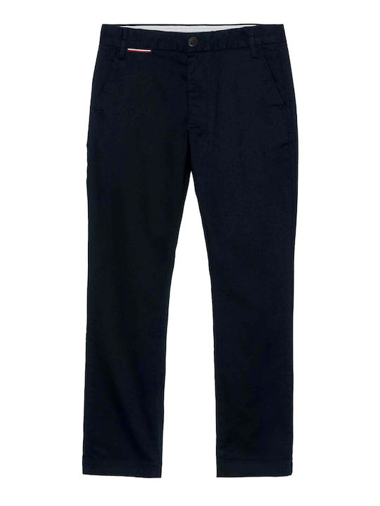 Παιδικό Παντελόνι Chino Υφασμάτινο Navy Μπλε