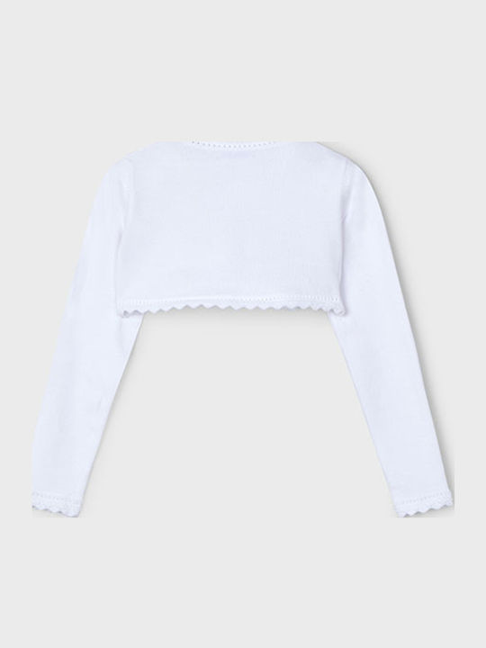 Kids Bolero Cotton White