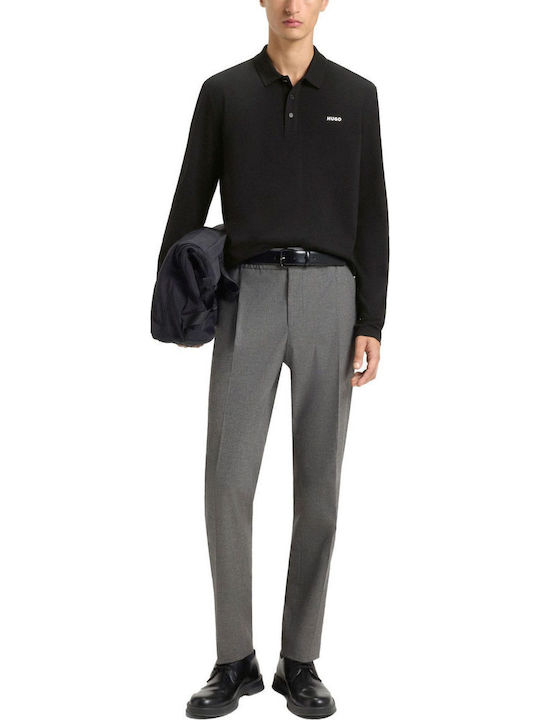 Donoslong Polo Μπλούζα Μακρυμάνικη Black