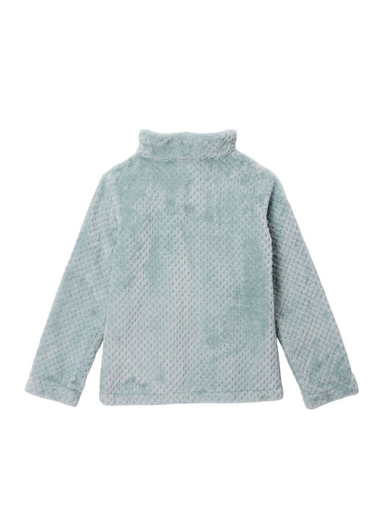 Παιδική Ζακέτα Fleece Μπλε Sherpa