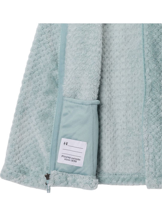 Παιδική Ζακέτα Fleece Μπλε Sherpa