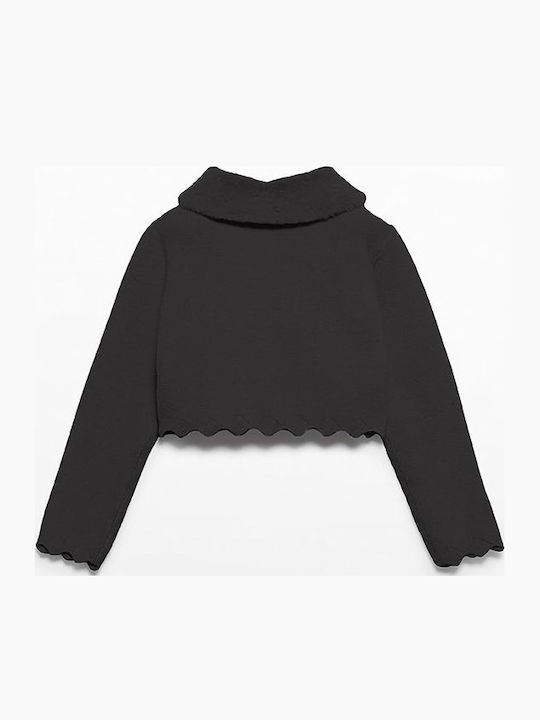 Kids Cardigan Knitted Black