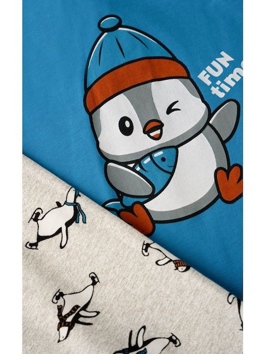 Minerva Kids' Pajamas Winter Light Blue Baby Pajama