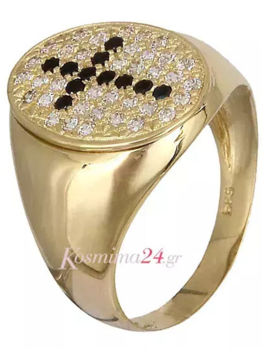 Inel Pentru Femei Placat cu Aur 14K