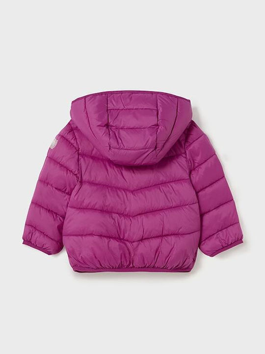 Kinderjacken & Winterjacken Gesteppt Kurze mit Kapuze Lila