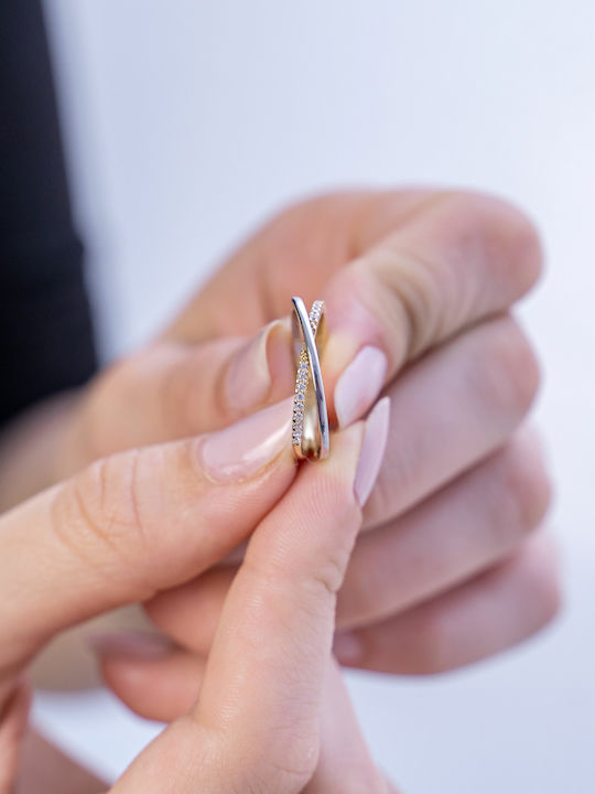 Ring with Stones made of Gold 14K
