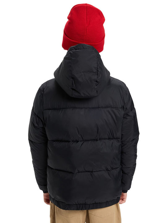 Cold Days Youth Kids Coats & Jackets Casual Hooded Black