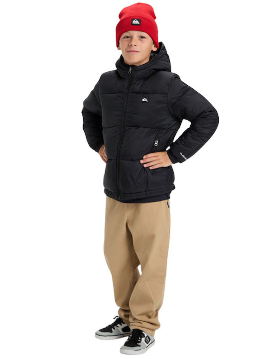 Cold Days Youth Kids Coats & Jackets Casual Hooded Black