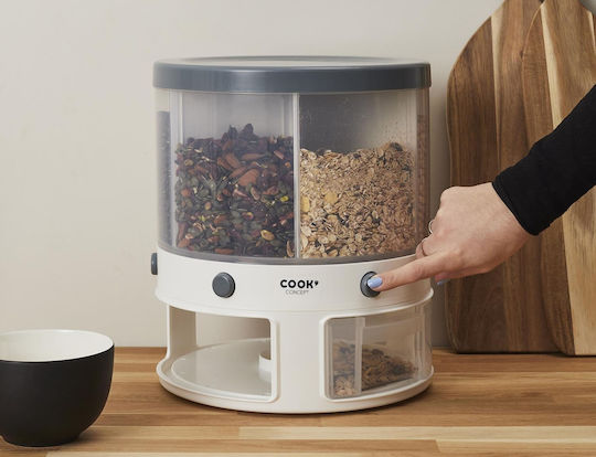 Cook Concept Pasta / Cereal Jar with Lid Transparent Glass 9000ml