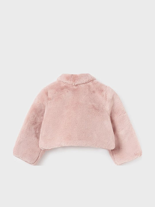 Kinderpelz Kurz Rosa