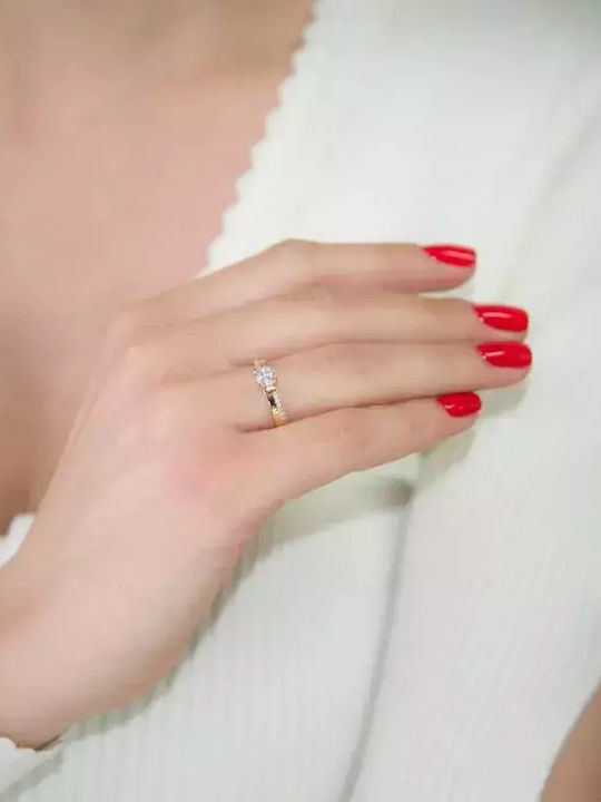 Single Stone from Gold 14K
