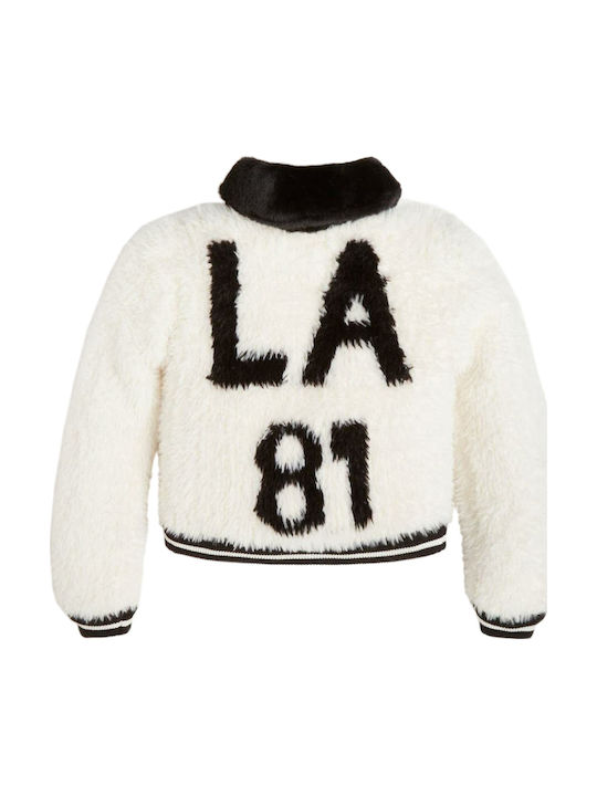 Kids' Bomber Short White