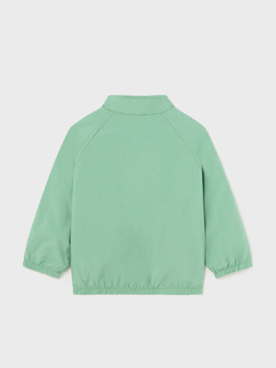 Kinder Freizeitjacke Winddicht Beidseitig Green