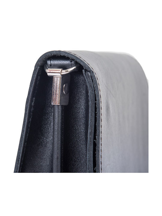 By -leather Leather Women's Bag Shoulder Black