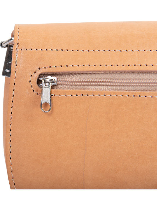 By -leather Leather Women's Bag Shoulder Beige