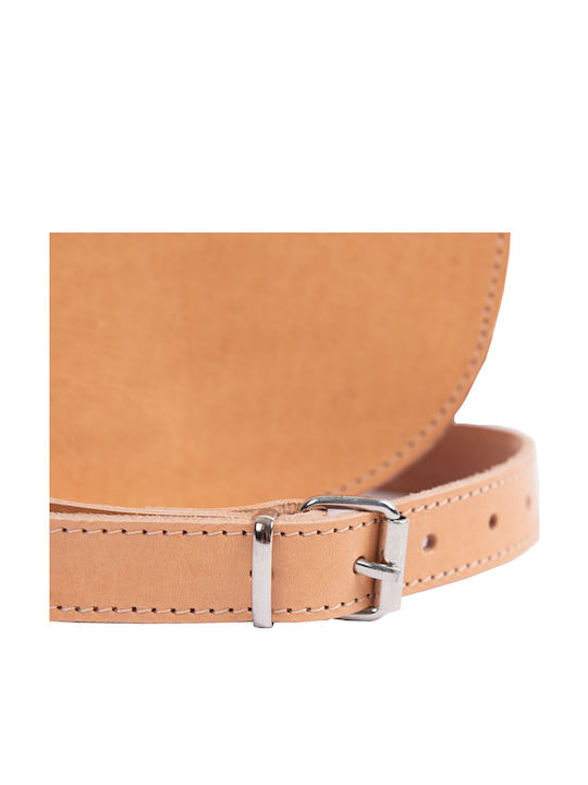 By -leather Leather Women's Bag Shoulder Beige