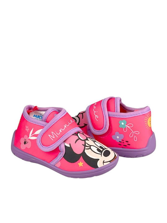 Kids Slippers Pink Minnie