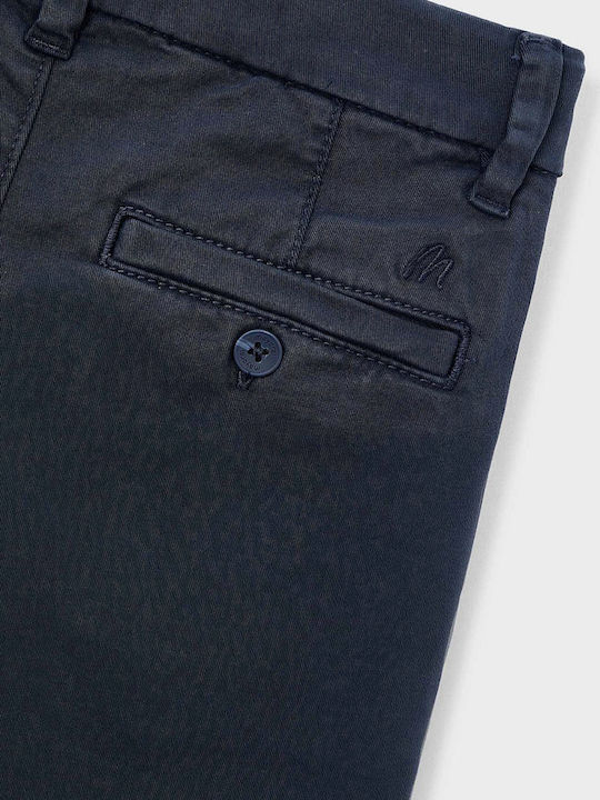 Kinder Hose Chino Stoff Rot Basic