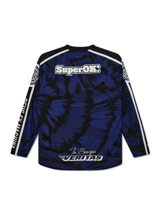 Moto T-shirt Μπλε