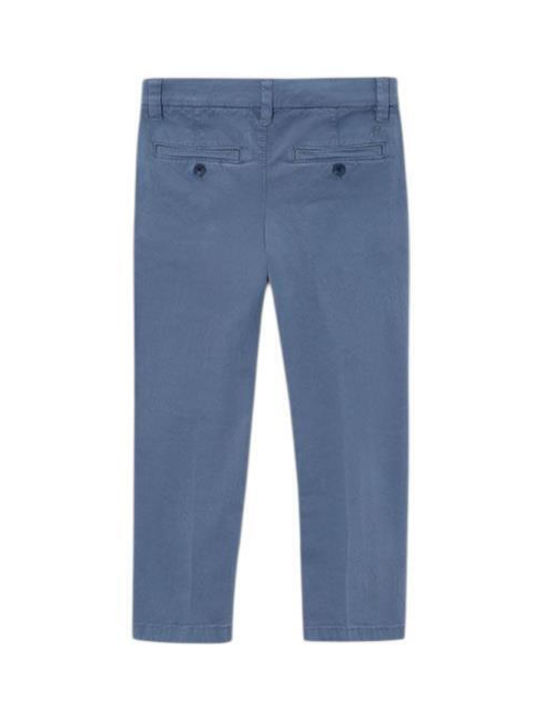 Pantaloni Chino din Material Textil pentru Copii Gri Basic