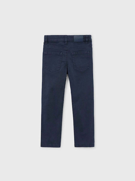 Pantaloni din Material Textil pentru Copii Albastru închis