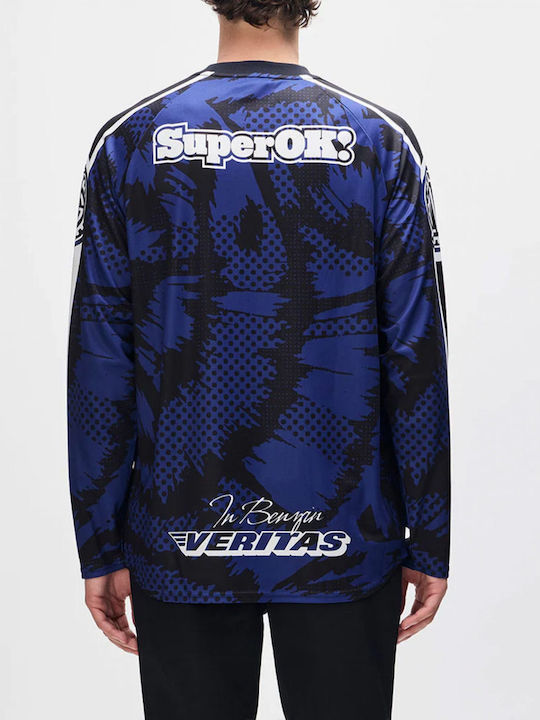 Moto T-shirt Μπλε