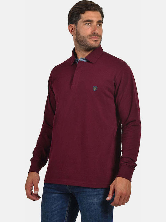 Polo Blouse Burgundy