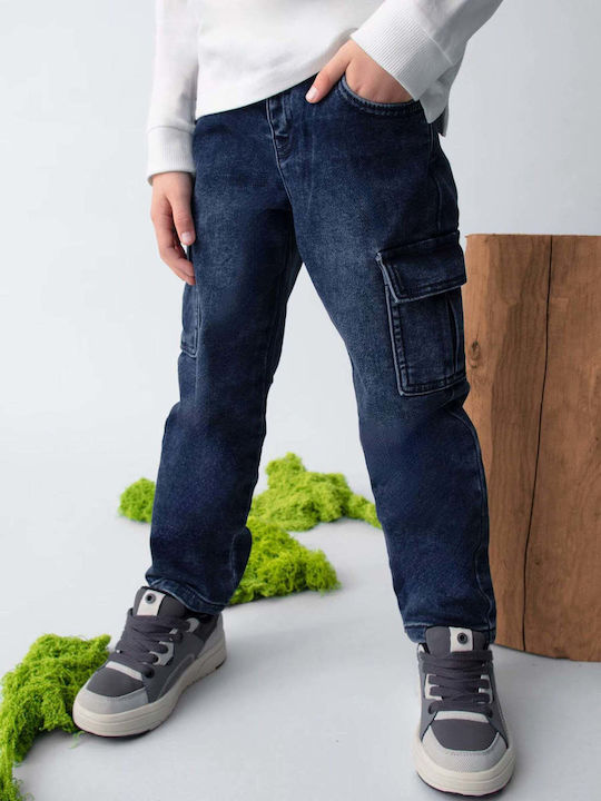 Mayoral Kids' Jeans Trousers Black Blue