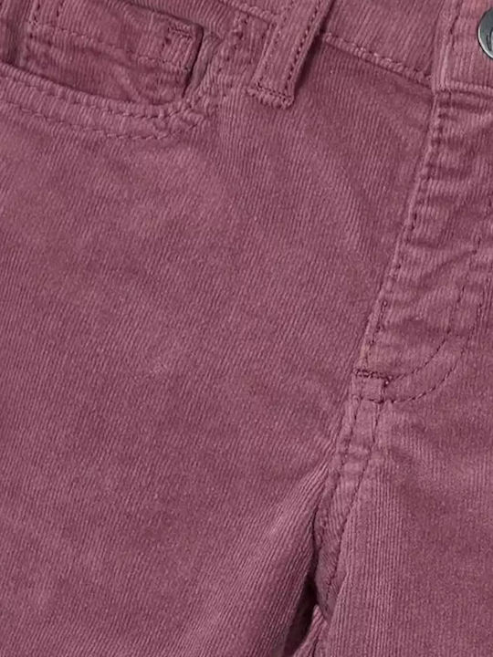 Kids' Corduroy Pants Bordeaux