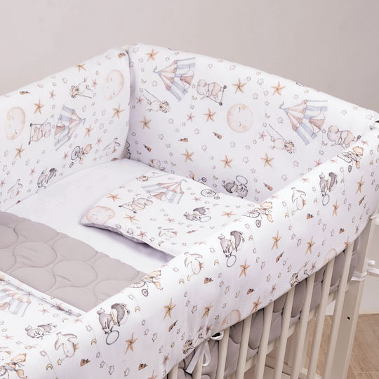 Kidizi Baby Crib Bedding Set Gray