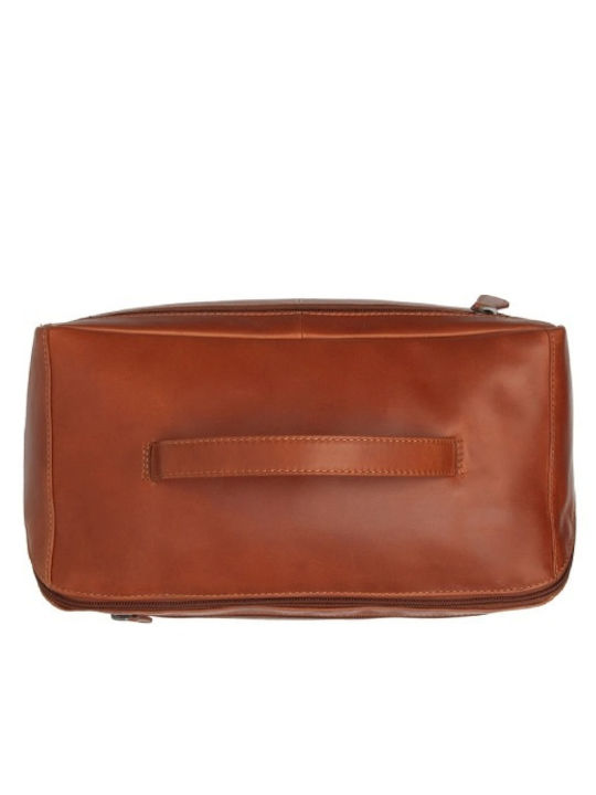 Leder-Kulturbeutel Chesterfield Brand C08.054231 Tabak Braun