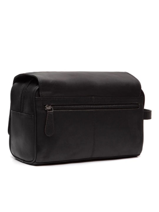 Neseser De Călătorie Din Piele Chesterfield Brand C08.050000 Negru