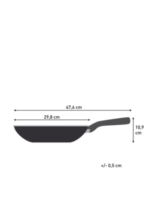 Tefal Excellence Wok made of Aluminum with Non-Stick Coating 28cm