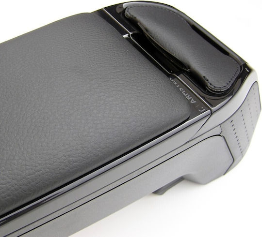 Rati Armster Car Leather Armrest for Hyundai i10 2020+ Black