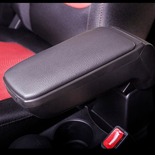 Rati Armster Car PU Armrest for Suzuki Celerio 2015+ Black