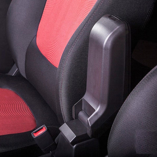 Rati Armster Car PU Armrest for Fiat Panda 2012+ Black