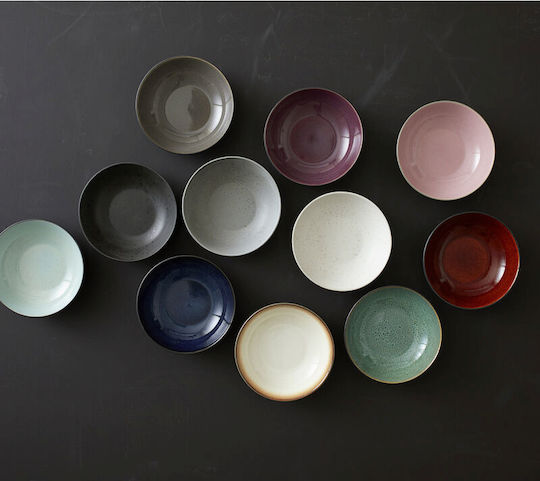 Bitz Plate Pasta Ceramic Black with Diameter 20cm