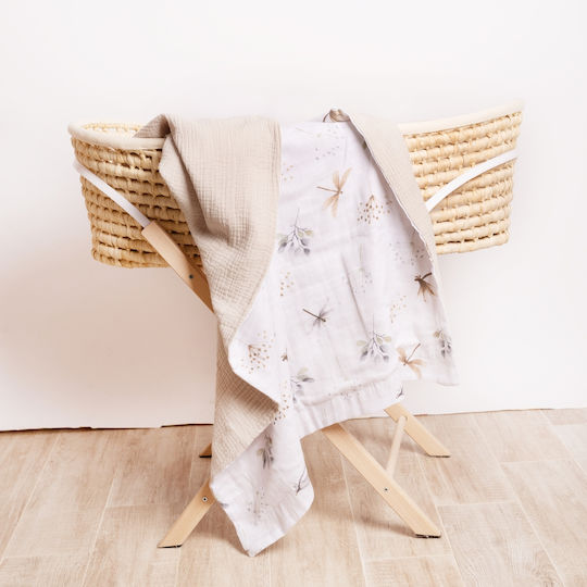 Kidizi Babydecken Wickeltücher für Kinderzimmer 110x75cm