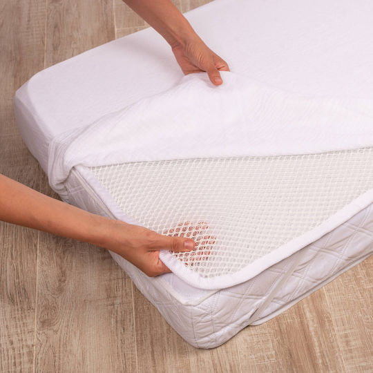 Kidizi Impermeabil Protecție saltea pentru bebeluși Bumbac cu bordură 120x60buc